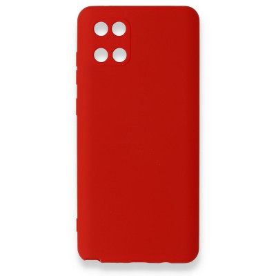 Samsung Galaxy A81 / Note 10 Lite Kılıf Nano içi Kadife  Silikon - Kırmızı