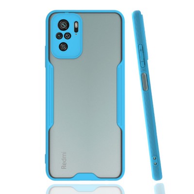 Xiaomi Poco M5s Kılıf Platin Silikon - Mavi