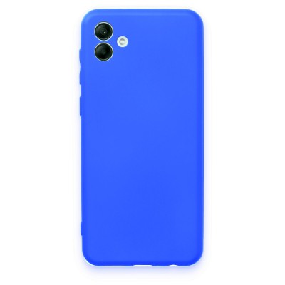 Samsung Galaxy A04 Kılıf First Silikon - Mavi