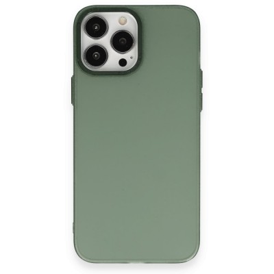 iphone 13 Pro Max Kılıf Modos Metal Kapak - Koyu Yeşil