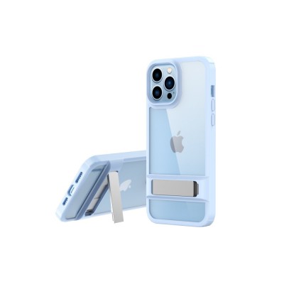 iphone 14 Pro Max Kılıf Rolet Stand Kapak - Sierra Blue