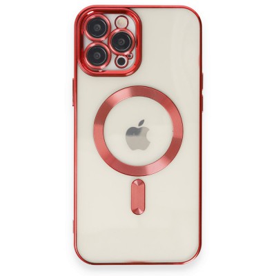 iphone 12 Pro Max Kılıf Kross Magneticsafe Kapak - Kırmızı