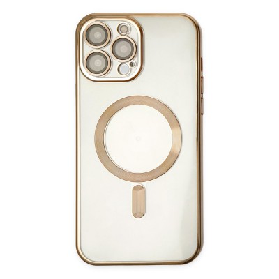 iphone 13 Pro Kılıf Kross Magneticsafe Kapak - Gold