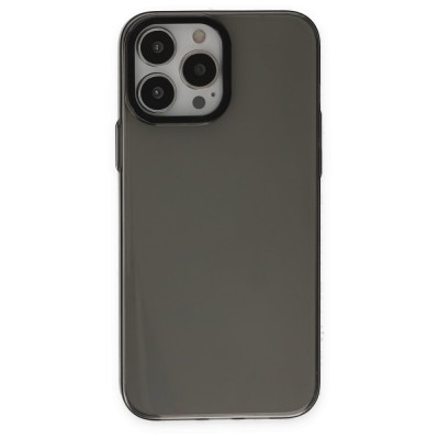 iphone 13 Pro Kılıf Anka Pc Sert Metal Kapak - Siyah