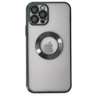 iphone 12 Pro Max Kılıf Slot Silikon - Köknar Yeşili