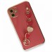 iphone 12 Kılıf Esila Silikon - Kırmızı