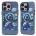 iphone 14 Pro Kılıf Prada Desenli Kapak - Prada Mavi - 1