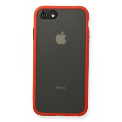 iphone 8 Kılıf Montreal Silikon Kapak - Kırmızı
