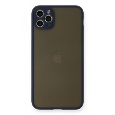 iphone 11 Pro Kılıf Montreal Silikon Kapak - Lacivert