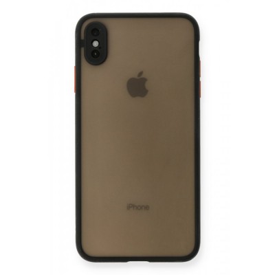 iphone X Kılıf Montreal Silikon Kapak - Siyah