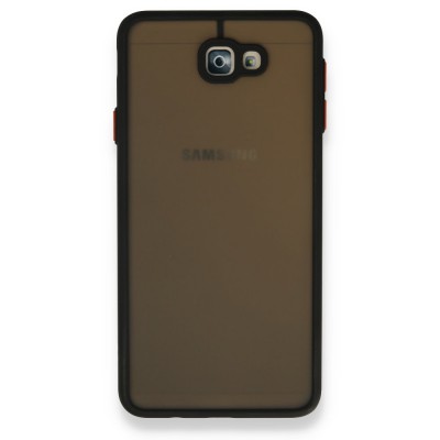 Samsung Galaxy J7 Prime Kılıf Montreal Silikon Kapak - Siyah
