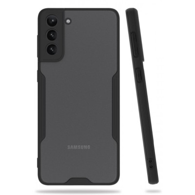 Samsung Galaxy S21 Plus Kılıf Platin Silikon - Siyah