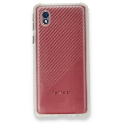 Samsung Galaxy A01 Core Kılıf Miami Şeffaf Silikon  - Şeffaf
