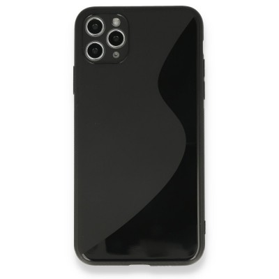 iphone 11 Pro Max Kılıf S Silikon - Siyah