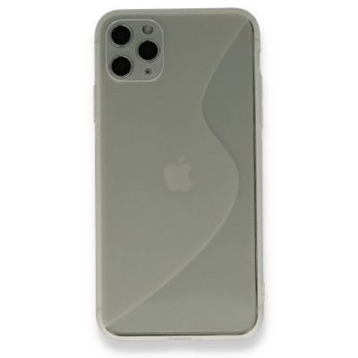 iphone 11 Pro Max Kılıf S Silikon - Şeffaf