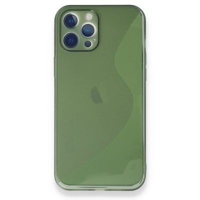 iphone 12 Pro Max Kılıf S Silikon - Yeşil