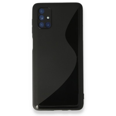 Samsung Galaxy M51 Kılıf S Silikon - Siyah