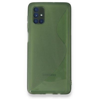 Samsung Galaxy M51 Kılıf S Silikon - Yeşil