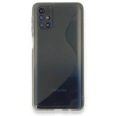 Samsung Galaxy M31s Kılıf S Silikon - Gri