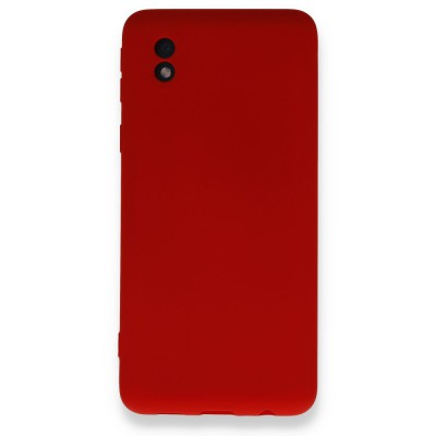 Samsung Galaxy A01 Core Kılıf Nano içi Kadife  Silikon - Kırmızı