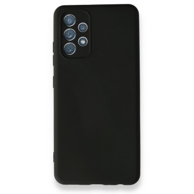 Samsung Galaxy A32 Kılıf Nano içi Kadife  Silikon - Siyah