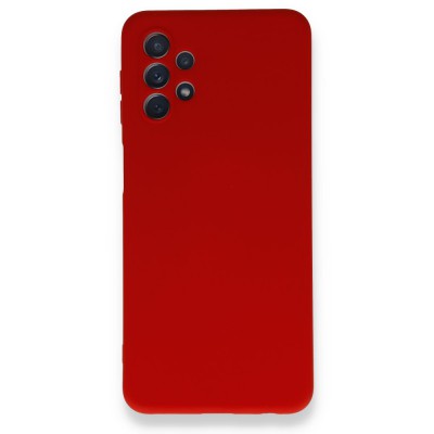 Samsung Galaxy A52 Kılıf Nano içi Kadife  Silikon - Kırmızı