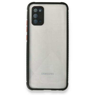Samsung Galaxy A02s Kılıf Miami Şeffaf Silikon  - Siyah