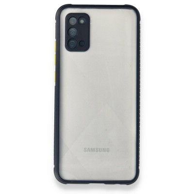 Samsung Galaxy A02s Kılıf Miami Şeffaf Silikon  - Lacivert