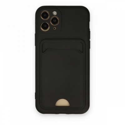 iphone 11 Pro Kılıf Kelvin Kartvizitli Silikon - Siyah