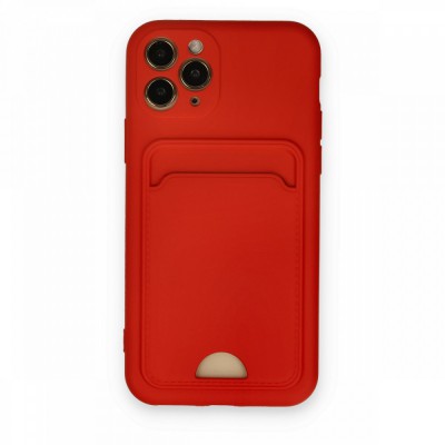 iphone 11 Pro Kılıf Kelvin Kartvizitli Silikon - Kırmızı