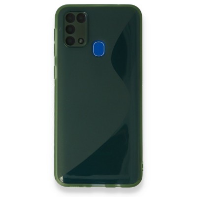 Samsung Galaxy M31 Kılıf S Silikon - Yeşil