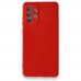 Samsung Galaxy A72 Kılıf Nano içi Kadife  Silikon - Kırmızı