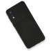 Samsung Galaxy A02 Kılıf Kelvin Kartvizitli Silikon - Siyah
