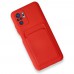 Xiaomi Redmi Note 10 Kılıf Kelvin Kartvizitli Silikon - Kırmızı