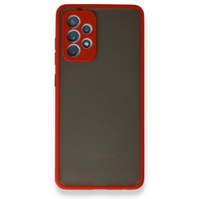 Samsung Galaxy A52 Kılıf Montreal Silikon Kapak - Kırmızı