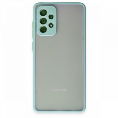 Samsung Galaxy A52 Kılıf Montreal Silikon Kapak - Turkuaz