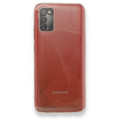 Samsung Galaxy A02s Kılıf Deluxe 2mm Şeffaf Silikon