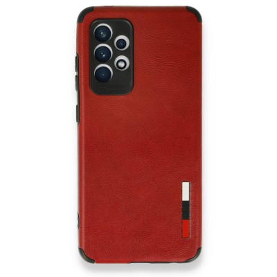 Samsung Galaxy A52 Kılıf Loop Deri Silikon - Kırmızı