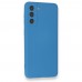 Samsung Galaxy S21 Fe Kılıf Nano içi Kadife  Silikon - Mavi