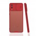 Samsung Galaxy A02 Kılıf Platin Kamera Koruma Silikon - Kırmızı