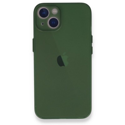 iphone 13 Kılıf Pp Ultra ince Kapak - Yeşil