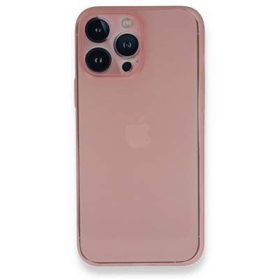 iphone 13 Pro Max Kılıf Pp Ultra ince Kapak - Pembe
