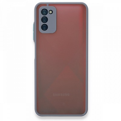 Samsung Galaxy A03s Kılıf Montreal Silikon Kapak - Gri