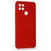 Oppo A15s Kılıf Nano içi Kadife  Silikon - Kırmızı