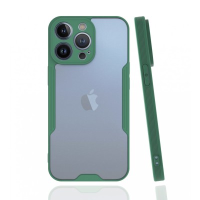 iphone 13 Pro Kılıf Platin Silikon - Yeşil