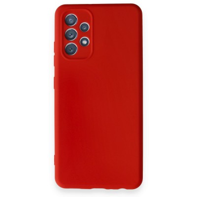 Samsung Galaxy A32 Kılıf First Silikon - Kırmızı