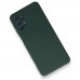 Samsung Galaxy A52s Kılıf Nano içi Kadife  Silikon - Koyu Yeşil