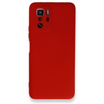 Xiaomi Poco X3 Gt Kılıf Nano içi Kadife  Silikon - Kırmızı