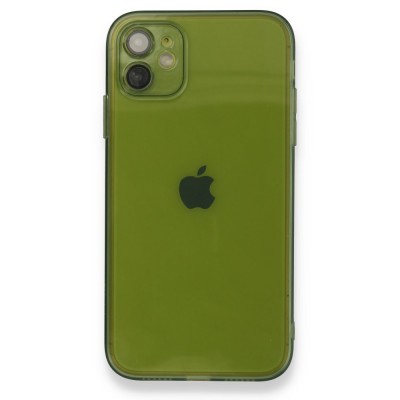 iphone 12 Kılıf Fly Lens Silikon - Yeşil