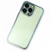 iphone 13 Pro Kılıf Razer Lensli Silikon - Açık Mavi
